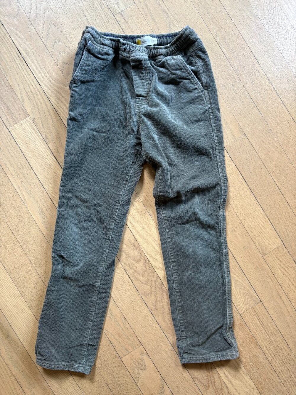 Mini Boden Boys' Pull-On Gray Corduroys Size 9